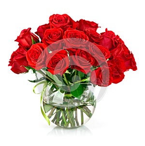 Bouquet of red roses