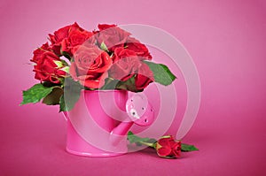 Bouquet of red roses