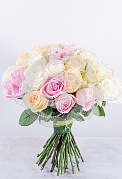 Bouquet of roses flower