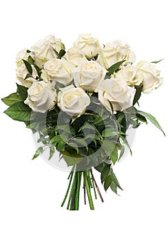 Bouquet of roses isolated