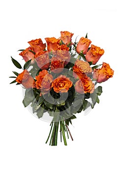 Bouquet of roses isolated