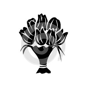 Bouquet simple icon