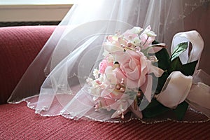 Bouquet & veil