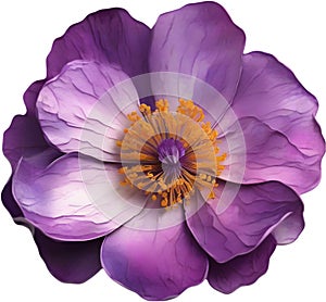 A bouquet of Violet flowers. AI-Generated. photo