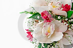 Bouquet of wedding flowers photo
