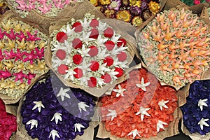 Bouquets of dried flowers for celebrations and Mothers Day