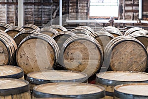 Bourbon Barrel Storage Room