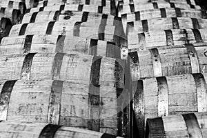 Bourbon barrels photo