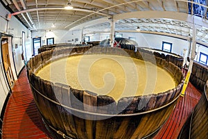 Bourbon fermenting room