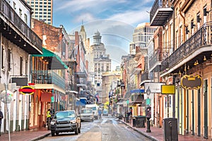 Bourbon Street, New Orleans, Louisiana, USA