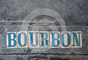 Bourbon Tiles With Copy Space Above