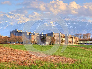 Bourdonnette suburb, Lausanne photo