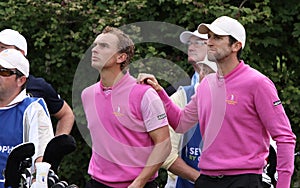 Bourdy and Luiten at the Seve Trophy 2013