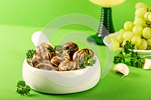 Bourgogne Escargot Snails with garlic herbs butter