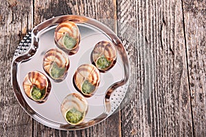 Bourgogne snail, french gastronomy