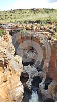 Bourke\'s Luck Potholes in South Africa