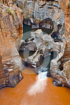 Bourkes Luck Potholes, in Mpumalanga, South Africa photo