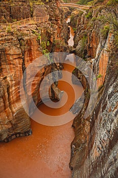 Bourkes Luck Potholes, in Mpumalanga, South Africa photo