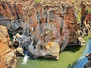 Bourkes Luck Potholes, in South Africa