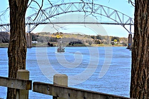 Bourne bridge over the Cape Cod canal photo