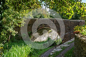 Arroyo cerrar puente,,, inglaterra reino unido 