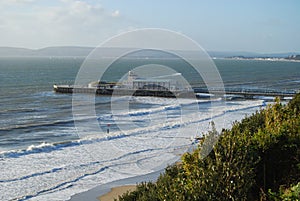 Bournemouth beach and pier