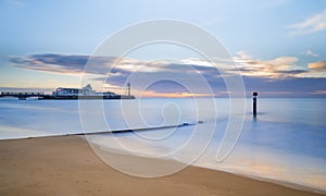 Bournemouth Beach and Pier at Sunrise