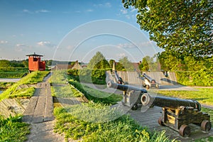 Bourtange, Gun emplacement