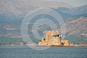 Bourtzi tower at Nafplio in the Argolic gulf