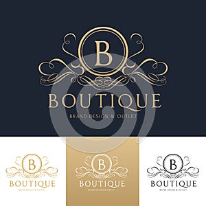 Boutique logo template