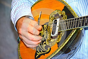 Bouzouki player