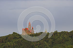 Bouzov castle in Northern Moravia, Czech Republic