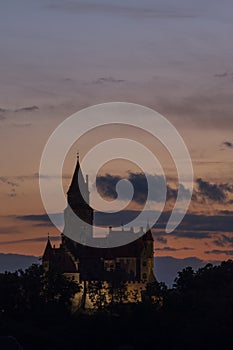 Bouzov castle in Northern Moravia, Czech Republic