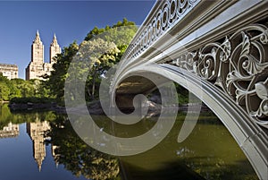 Bow Bridge in Central Park, New York