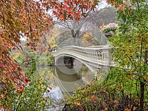 Bow bridge,Central Park, New York Cit