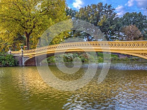 Bow bridge,Central Park, New York Cit