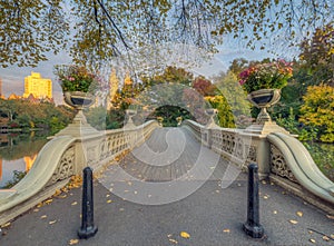 Bow bridge,Central Park, New York Cit