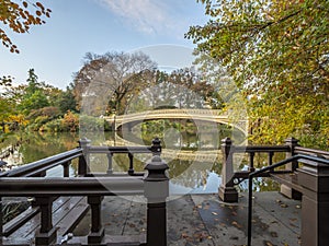 Bow bridge in late autumn
