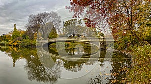 Bow bridge in late autumn