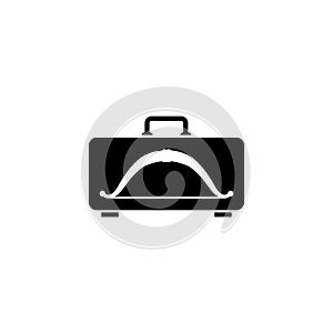 Bow in the Case Flat Vector Icon