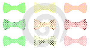 Bow color set - cdr format