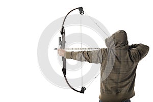 Bow hunter photo