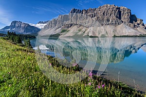 Bow lake, Banff National Park, Alberta, Canada