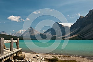 Bow Lake at Icefield Parkway, Alberta, Canada