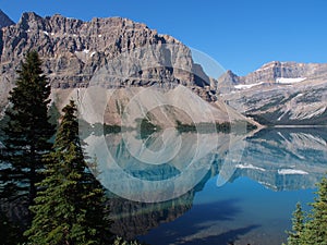 Bow Lake at Jasper National Park