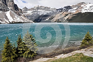 Bow Lake, Rocky Mountains (Canada)