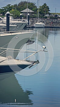 The Bow Of A Luxury Boat