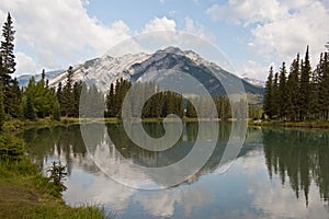 Bow River at Banff, Alberta, Canada