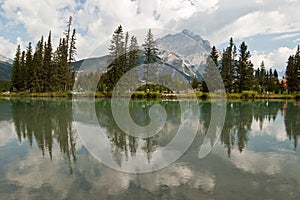 Bow River at Banff, Alberta, Canada