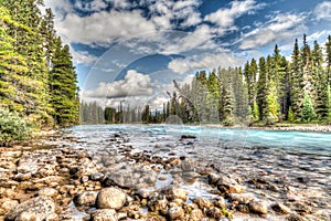 Bow River in Banff National Park